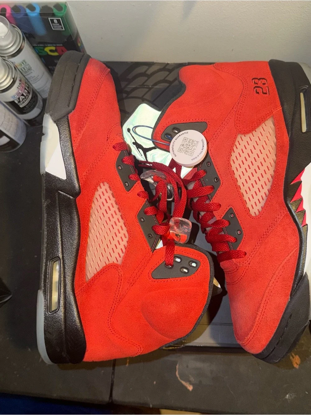Size 12 - Jordan 5 Retro Mid Raging Bull